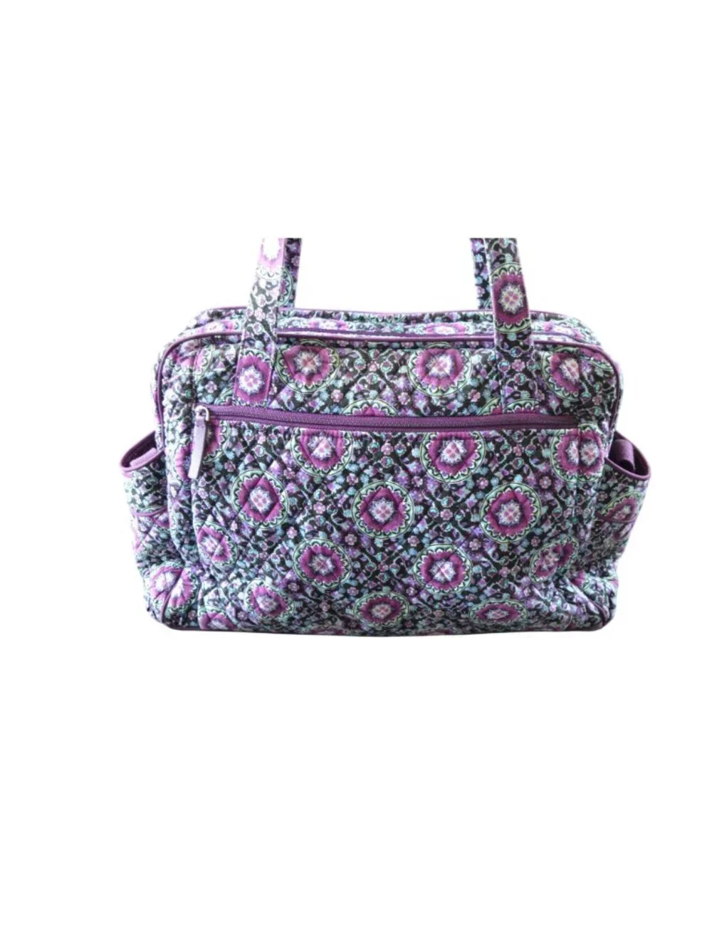 Vera Bradley Stroll Around Baby Bag Lilac Medallion Retired Fall 2017 Changing P